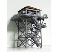 Tour d'observation de paysages ferroviaires Outland Models (gris) HO Échelle 1:87