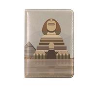 Tour du Château De Sphinx Détenteur d'un Passeport Titulaire Etui en Cuir Véritable Couverture de Passeport pour Voyage Hommes Femmes