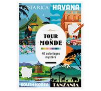 Tour du monde 40 coloriages mystère