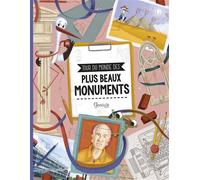 Tour du monde des plus beaux monuments - Štepánka Sekaninová - Grenouille - cartonné - Document jeunesse dès 9 ans