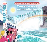 Tour du monde extraordinaire - 100 lieux incroyables à découvrir - Stéphane Frattini - Milan Eds - cartonné - Document jeunesse