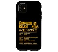 Tour du Monde : Gengis Khan - Empire Historique Mongol Coque pour iPhone 11