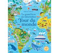 Tour du monde - Le grand livre des labyrinthes - dès 5 ans