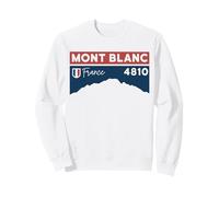 Tour du Mont Blanc 4810 TMB France Trekking Randonnée Cadeau Sweatshirt