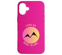 Tour du Mont Blanc Alpes Alpiniste Chemin de randonnée Longue Distance Coque pour iPhone 16 Plus