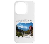 Tour du Mont Blanc Grandes Randonnées d'europe Femme Homme Coque pour iPhone 14 Pro