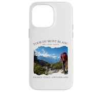 Tour du Mont Blanc Grandes Randonnées d'europe Femme Homme Coque pour iPhone 14 Pro Max