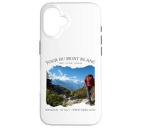 Tour du Mont Blanc Grandes Randonnées d'europe Femme Homme Coque pour iPhone 16