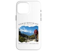 Tour du Mont Blanc Grandes Randonnées d'europe Femme Homme Coque pour iPhone 16 Pro Max