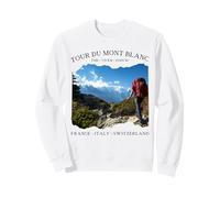 Tour du Mont Blanc Grandes Randonnées d'europe Femme Homme Sweatshirt