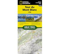 National Geographic – Tour du Mont Blanc Map Guide