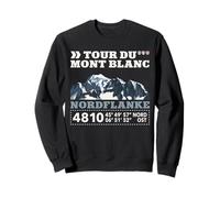 Tour du Mont Blanc Montblanc Randonnée en Montagne TMB Finisher Sweatshirt