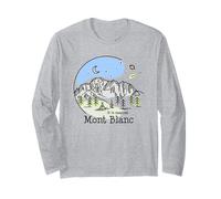 Tour du Mont Blanc Montblanc TMB Cadeau Randonnée Trekking France Manche Longue