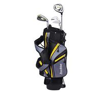Tour Edge Set, Droitier, Graphite, JRH HL-J Junior 2X1 Sac Unisexe, Jaune, âge 3-6 Ans, Ensemble de 4 pièces