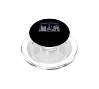 Tour Eiffel de Paris Notre Dame Arc de Triomphe Art Souvenir PopSockets PopGrip pour MagSafe