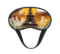 Tour Eiffel de Paris pour adultes et enfants - Cache-œil bloquant la lumière - Pour voyage, usage quotidien, sieste, insomnie, camping