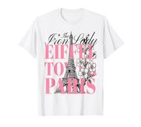 Tour Eiffel en Forme de Fleur de Cerisier T-Shirt