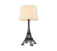 Tour Eiffel Lampe De Table Porte-Lampe En Fer Forgé Style Européen La Créativité Moderne Éclairage D'art Bar Magasin De Vêtements Chambre À Coucher Salle D'étude Lampe De Chevet (Φ30 * H60)