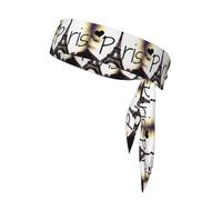Tour Eiffel Love Paris 1 pièce Bandeau cheveux unisexe Dry Head Tie Sport Band pour basket-ball course tennis
