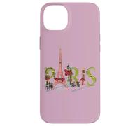 Tour Eiffel, Love Paris, Hello Paris, Bonjour Paris Coque pour iPhone 14 Plus
