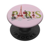 Tour Eiffel, Love Paris, Hello Paris, Bonjour Paris PopSockets PopGrip Adhésif