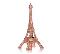 Tour Eiffel Modèle Métallique Avec LED - Figurine Vintage En Alliage Pour Souvenirs Paris, Décor De Maison 26 Cm