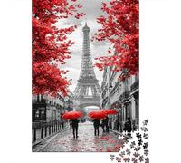 Tour Eiffel Paris 1000 Pièces Stock De Cartes Premium Puzzle Premium Collecteurs Jeu Amusant Soulagement du Stress Cadeaux 38x26cm/1000pcs