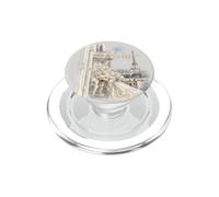 Tour Eiffel Paris Aquarelle Paysage Urbain Vue Balcon PopSockets PopGrip pour MagSafe