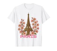 Tour Eiffel Paris Cerise T-Shirt