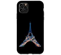 Tour Eiffel Paris France Nuit Paysage urbain Oeuvre d'art Coque pour iPhone 11 Pro Max