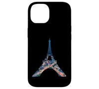 Tour Eiffel Paris France Nuit Paysage urbain Oeuvre d'art Coque pour iPhone 14