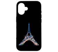 Tour Eiffel Paris France Nuit Paysage urbain Oeuvre d'art Coque pour iPhone 16