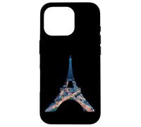 Tour Eiffel Paris France Nuit Paysage urbain Oeuvre d'art Coque pour iPhone 16 Pro
