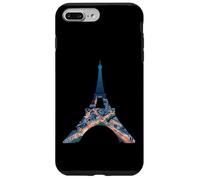 Tour Eiffel Paris France Nuit Paysage urbain Oeuvre d'art Coque pour iPhone 7 Plus/8 Plus