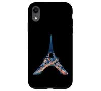 Tour Eiffel Paris France Nuit Paysage urbain Oeuvre d'art Coque pour iPhone XR