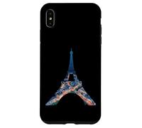 Tour Eiffel Paris France Nuit Paysage urbain Oeuvre d'art Coque pour iPhone XS Max