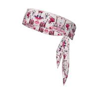Tour Eiffel Paris France Sport Sangle Double Face Foulard Homme Nœud Papillon Sport Headscarf Running Yoga Exercice Bandeau