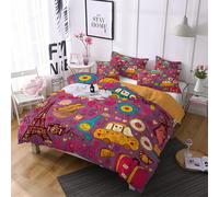 Tour Eiffel Paris Housse Couette X Cm Polyester-Coton Parure Lit Doux Confortable Housse De Couette X Fille Avec Taies D'oreiller Xcm