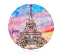 Tour Eiffel Paris Planche À Découper En Verre Résistance À La Chaleur Plateau Décoratif Pour Cuisine 20 cm