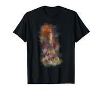 Tour Eiffel Parisien Vintage Design Rétro Paris Amoureux Cadeau T-Shirt