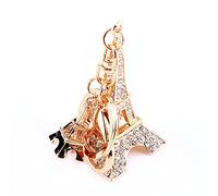 Tour Eiffel Porte-clés, porte-bijoux Parisien argenté rétro chic souvenir pour cadeau et décoration