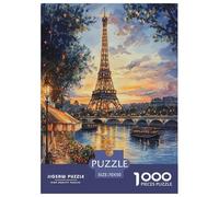 Tour Eiffel Puzzle 1000 Pièces Educa Jouet en Bois Cadeau Unique De l'art De La DécoRation Art Jeu Éduchatif Challenge Toy pour Adultes Et Enfants À Partir De 12 Ans 70x50cm/1000pcs