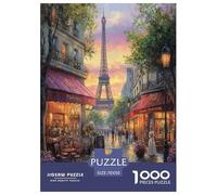 Tour Eiffel Puzzle 1000 Pièces Educa Jouet en Bois Cadeau Unique DécoRation Intérieure Jeu Éduchatif Challenge Toy pour Adultes Et Enfants À Partir De 12 Ans 70x50cm/1000pcs