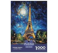 Tour Eiffel Puzzle 1000 Pièces Educa Jouet en Bois Divertissement Créatif De l'art De La DécoRation Art Jeu Éduchatif Challenge Toy Adultes & Enfants des 14 Ans 70x50cm/1000pcs