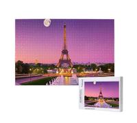 Tour Eiffel Puzzle 3000 Pièces Adultes Puzzle Paysage Classique, Activite Manuelle Adulte, Puzzles de Jeu Stimulants, Puzzles impossible, Enjoy Activités de défi Familial pour Ies Soirées de Jeu,p226t