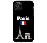 Tour Eiffel Souvenir Paris Arc de Triomphe France Drapeau Coque pour iPhone 11 Pro Max