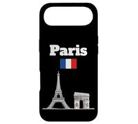 Tour Eiffel Souvenir Paris Arc de Triomphe France Drapeau Coque pour iPhone Air