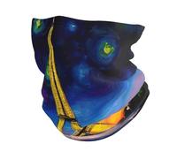 Tour Eiffel Tour de cou en microfibre, cadeau d'équitation en plein air, écharpe chaude, chapeau de pirate, alpinisme, ski, Noir , Taille unique