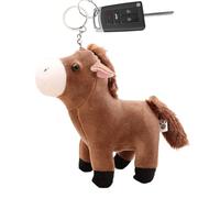 Tour en peluche pour - pendentif clavier pour animaux doux, charme de keyring pour sac | Sac à dos et sac de trajet, adorable caillou suspendu, amoureux des, Gris marron, riferimento alla