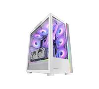 Tour Gaming Custom XXL E-ATX MC-ULTRA Blanc Double Bande LED ARGB Verre trempé